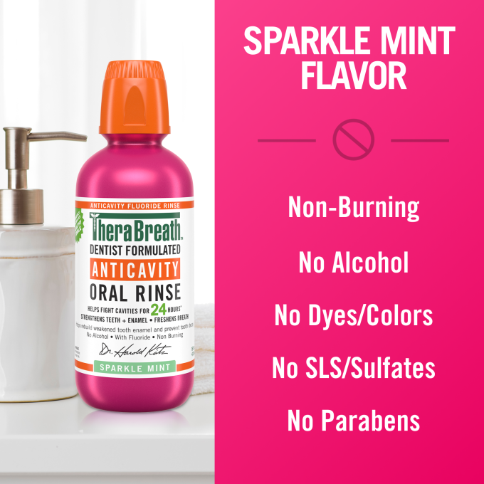 Anticavity Oral Rinse - Sparkle Mint