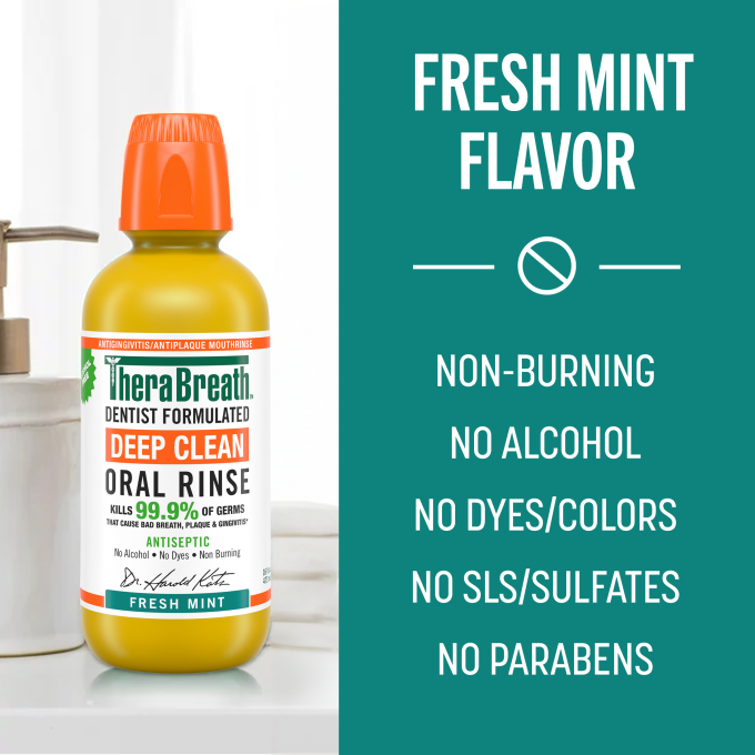 Deep Clean Oral Rinse - Fresh Mint