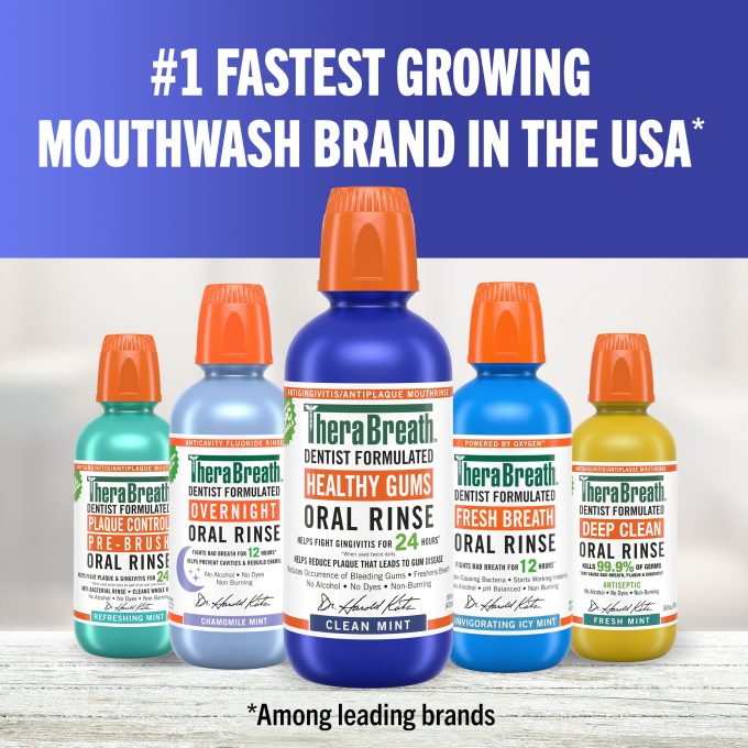 Healthy Gums Oral Rinse w/ Added CPC - Clean Mint